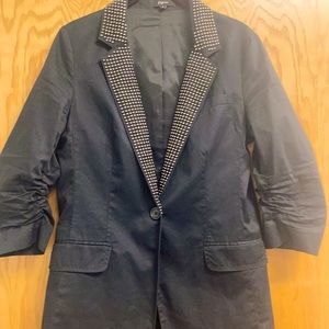 Express Black Studded Blazer Size 6